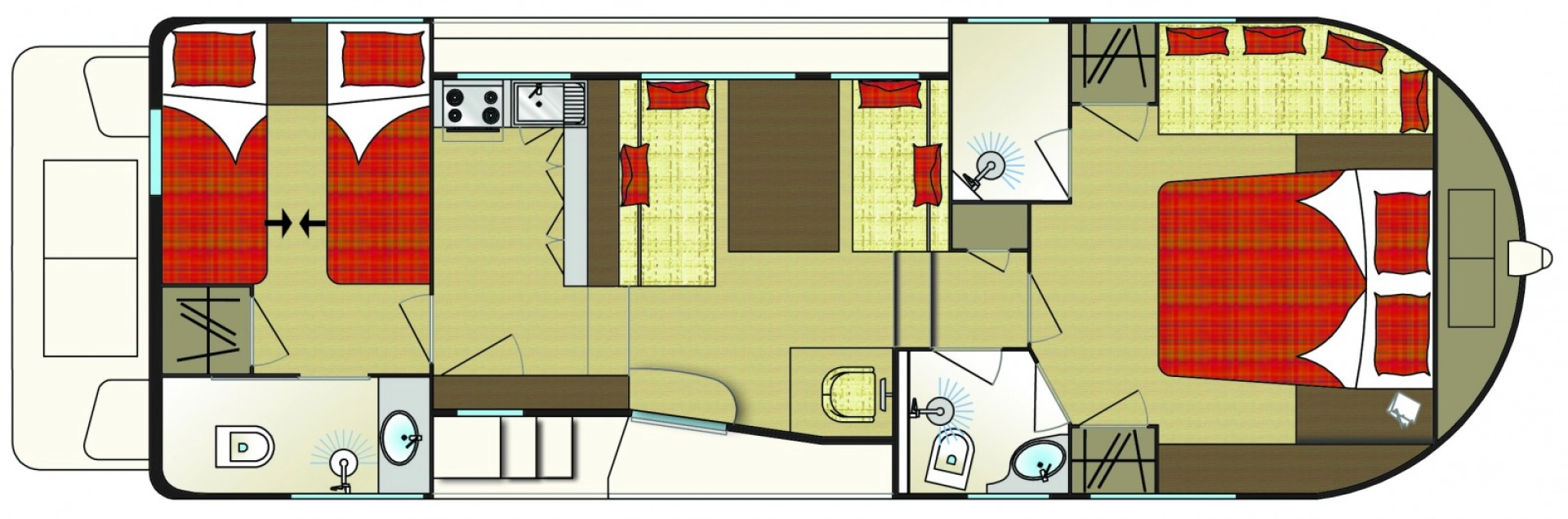 Noleggio Houseboat a Chioggia – Tip-Top L TIP TOP L