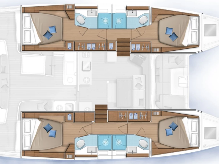 Noleggio barche Le Marin economico Lagoon 46