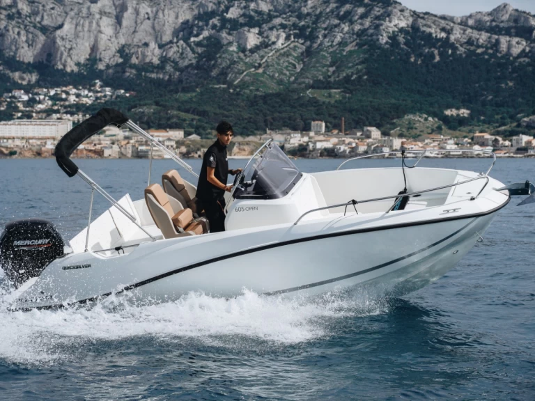 Noleggio Barca a motore a Marsiglia – Quicksilver Activ 605 Open