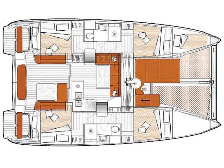 Noleggio Catamarano Excess con patente nautica