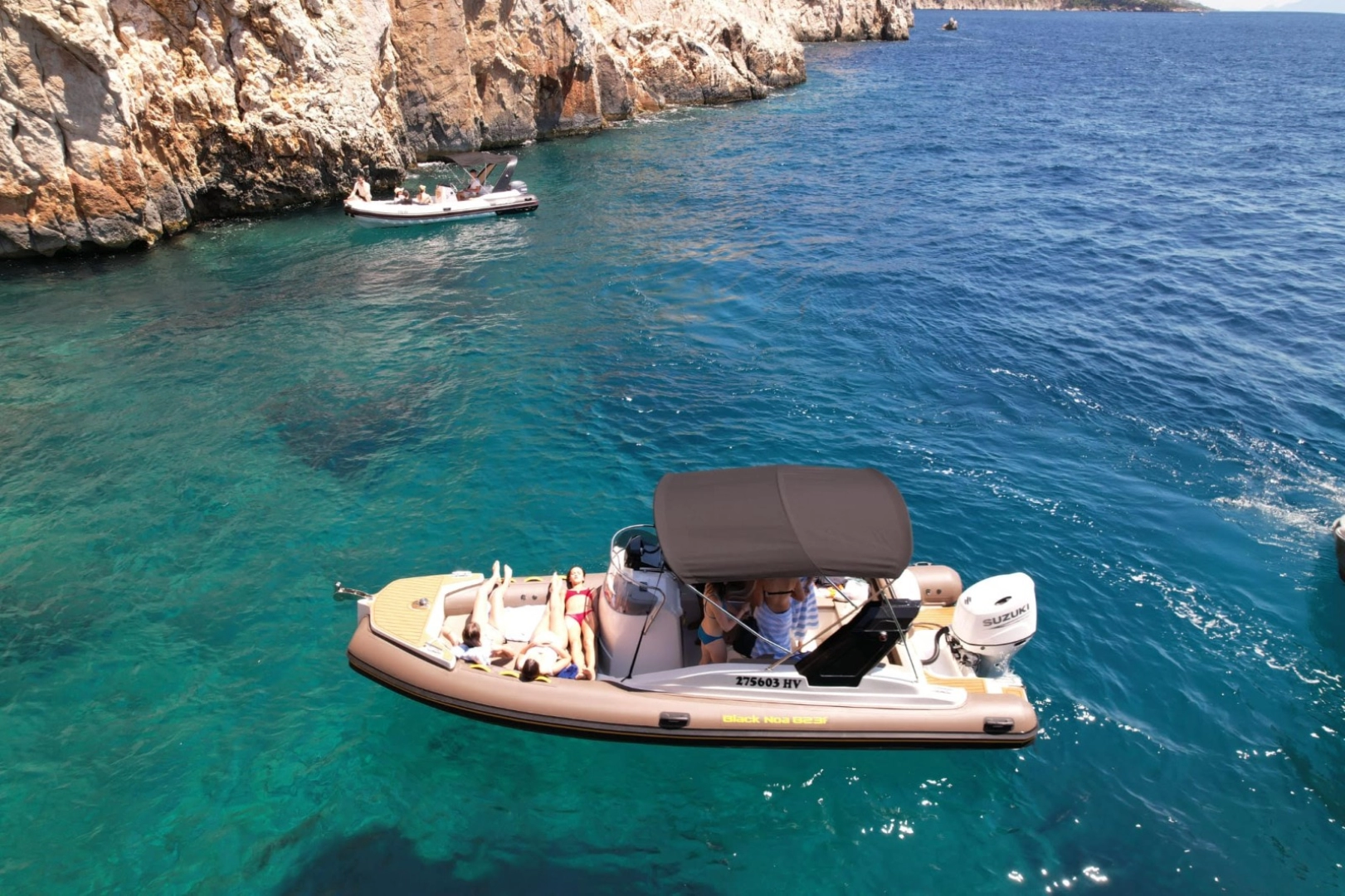 Noleggio Gommone Barracuda con patente nautica