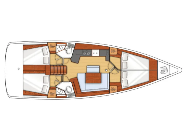 Bénéteau Oceanis 45 da affittare a  Lefkáda