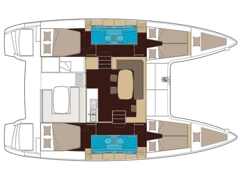 Noleggio a Rodi (Citta) – Lagoon Lagoon 400 S2 su SamBoat