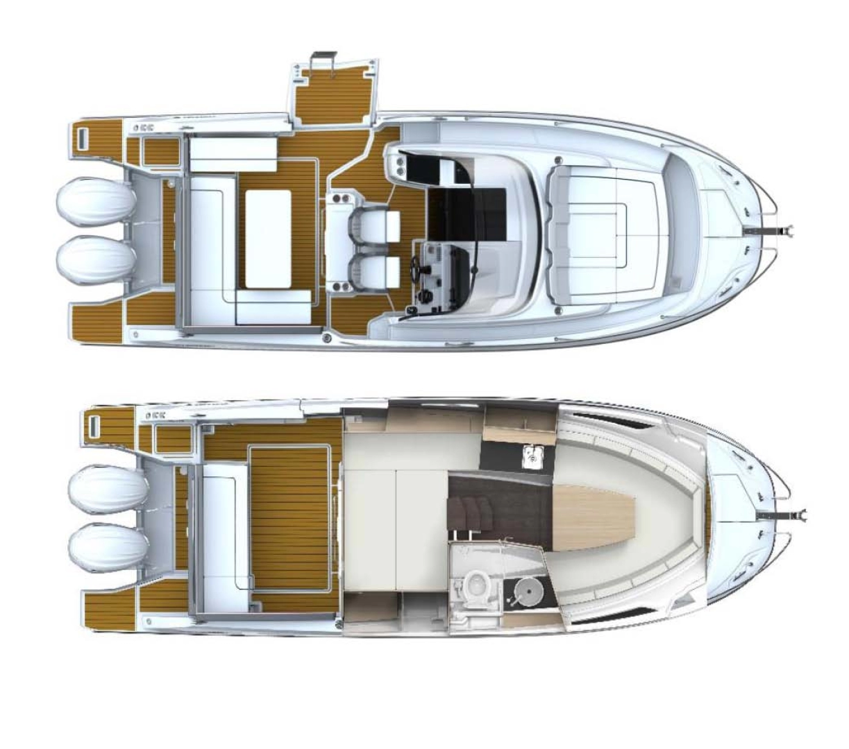Noleggio Barca a motore a Empuriabrava – Jeanneau Cap Camarat 9.0 WA