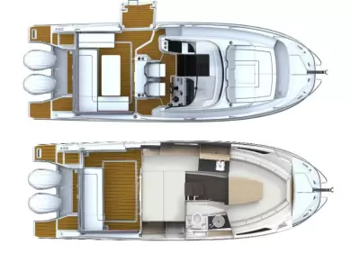 Noleggio Barca a motore a Empuriabrava – Jeanneau Cap Camarat 9.0 WA