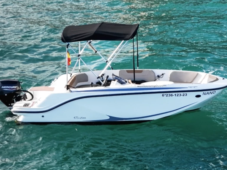 Noleggiare una Quicksilver 475 Axess a Sitges