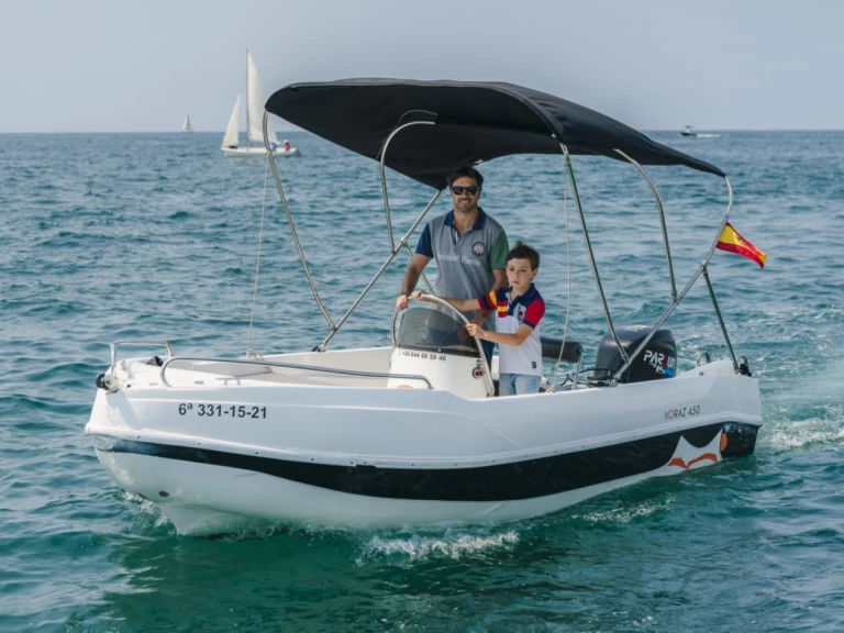 Noleggio Barca a motore a Benalmádena – INDALBOATS VORAZ 450 PLUS OPEN