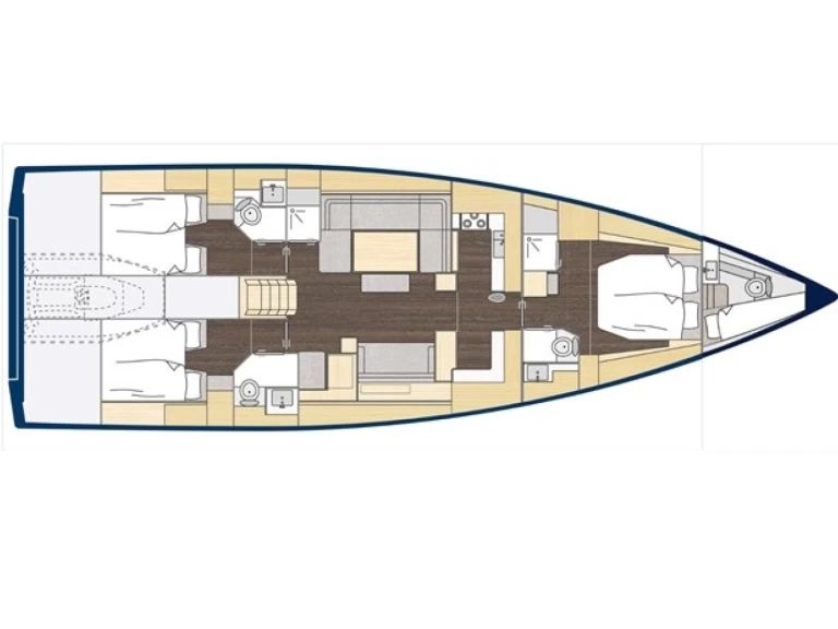Noleggio Barca a vela a Lávrio – Bavaria Bavaria C57 Style