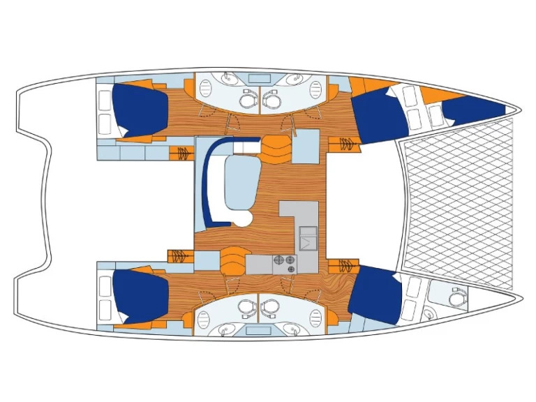 Noleggio Catamarano Leopard con patente nautica