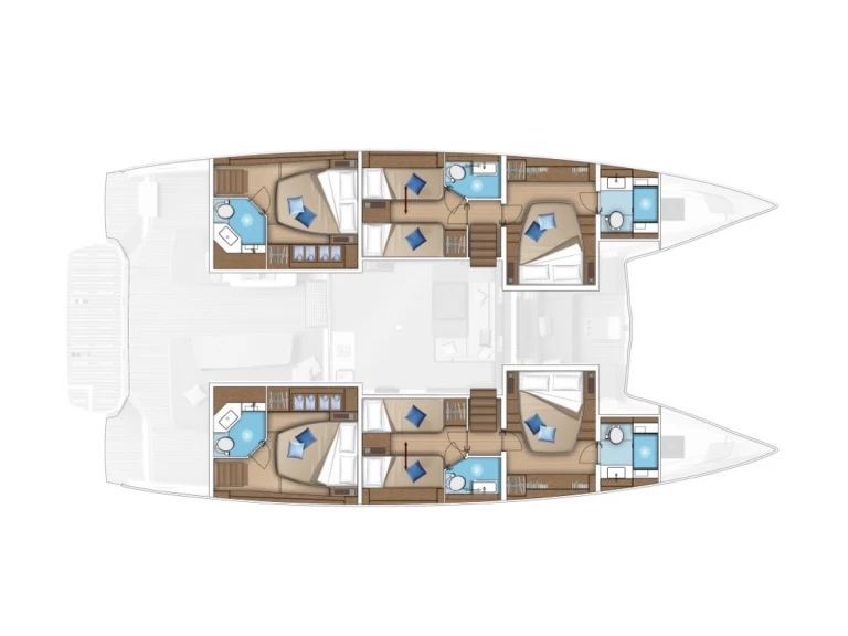 Noleggio Catamarano Lagoon con patente nautica