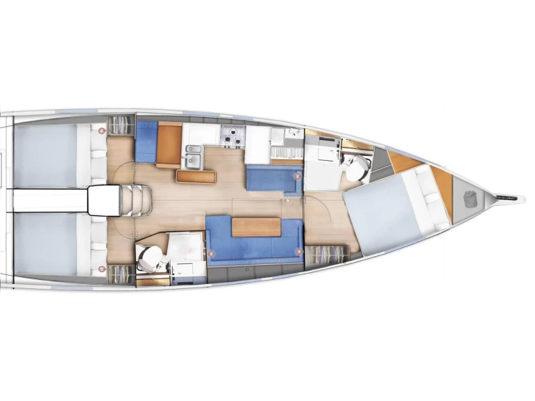 Jeanneau Sun Odyssey 410 da affittare a  Gouviá