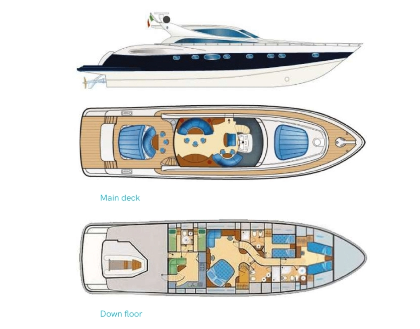 Noleggio barche Alfamarine 78 a Ibiza Town su Samboat