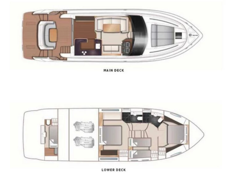 Noleggio Barca a motore con o senza skipper Princess a Arenzano