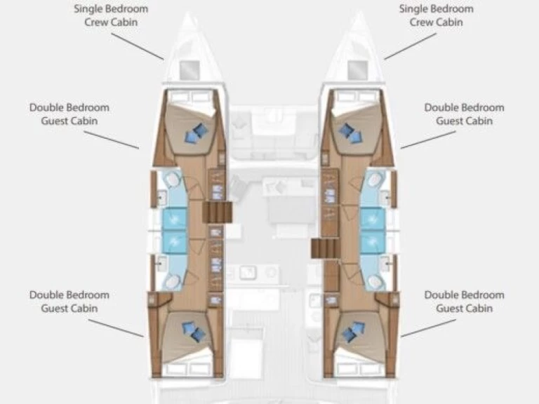 Noleggio Catamarano a Kardámaina – Lagoon Lagoon 46