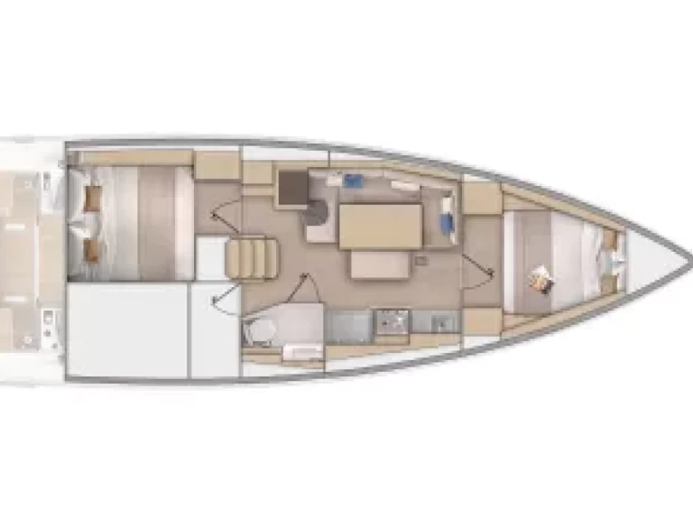 Noleggio Barca a vela a Furnari – Bénéteau Oceanis 37.1