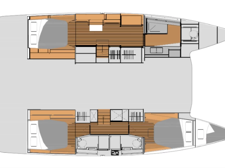 Noleggio Catamarano con o senza skipper Fountaine Pajot a Parham Town