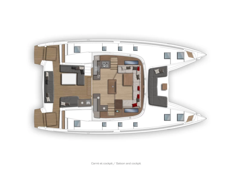 Noleggio barche Lagoon Lagoon 450 F a Parham Town su Samboat