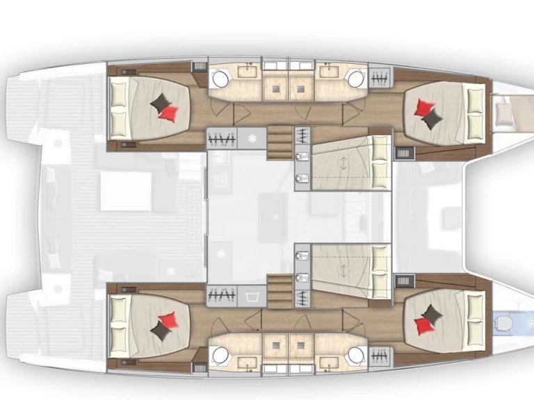 Noleggio Catamarano Lagoon con patente nautica