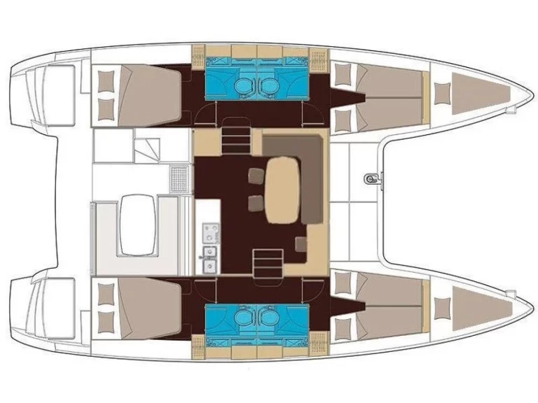 Noleggio barche La Savina economico Lagoon 400 S2