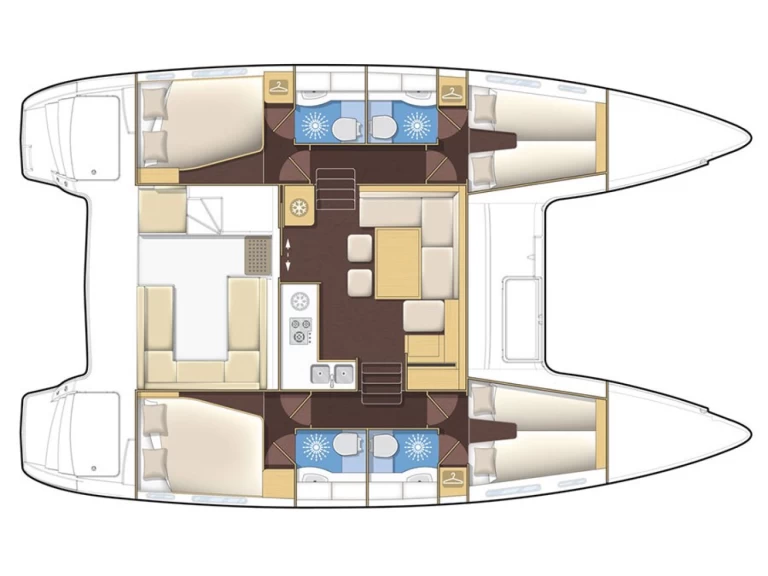 Noleggio Catamarano a Ligia – Fountaine Pajot Lucia 40