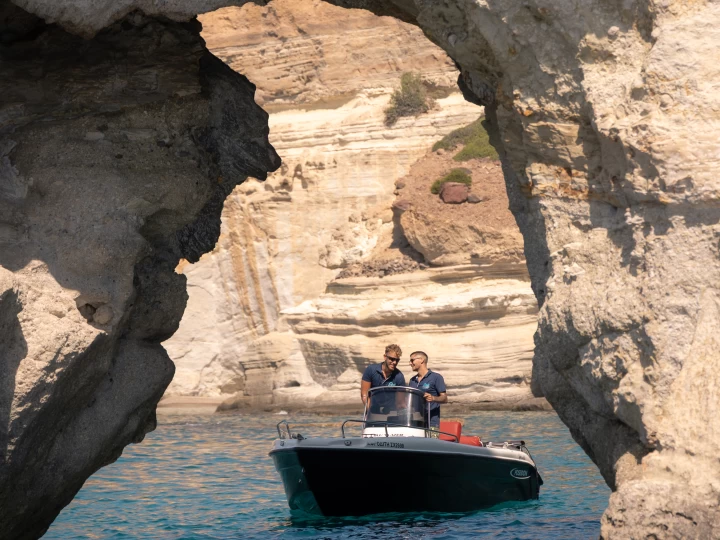 Noleggio barche Poseidon BLU WATER 185 a Agía Kiriakí su Samboat