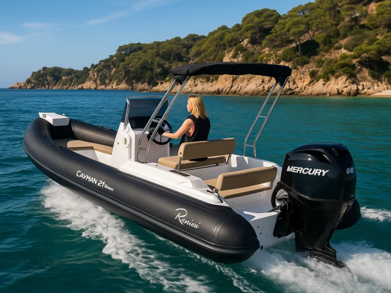 Noleggio Gommone Ranieri con patente nautica