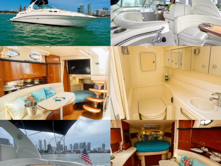 Noleggio Barca a motore a Miami – Sea Ray Sundancer 37
