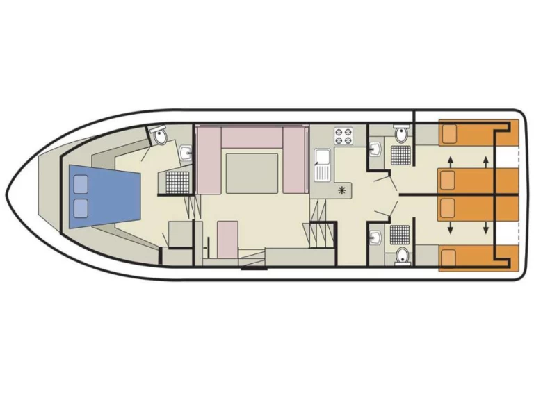 Noleggio Barca a motore Le Boat con patente nautica