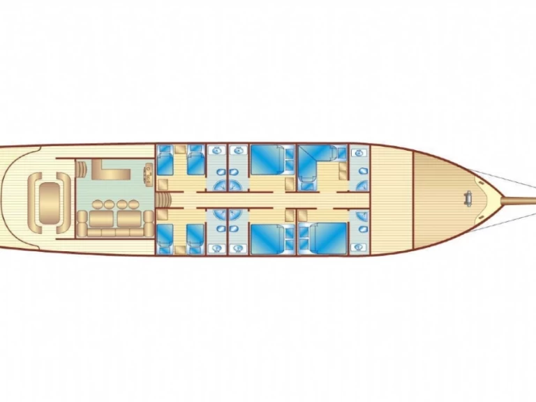 Noleggio Yacht di lusso con o senza skipper Bibi Aysegul Gulet a Bodrum harbour