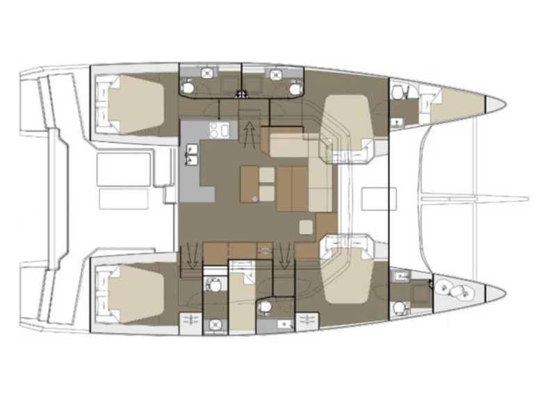 Noleggio Catamarano a Sant Antoni de Portmany – Dufour Dufour 48