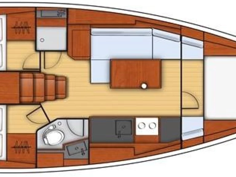 Noleggio Barca a vela Bénéteau con patente nautica