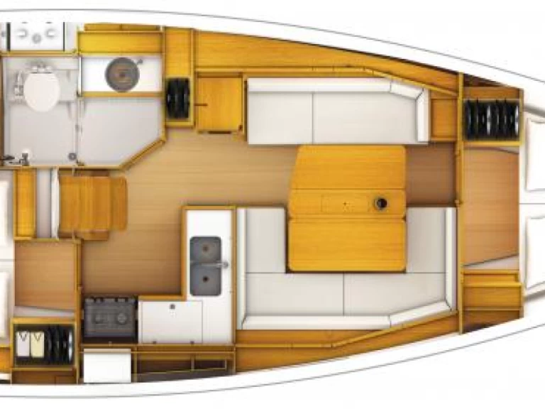 Noleggio barche Hyères economico Sun Odyssey 389
