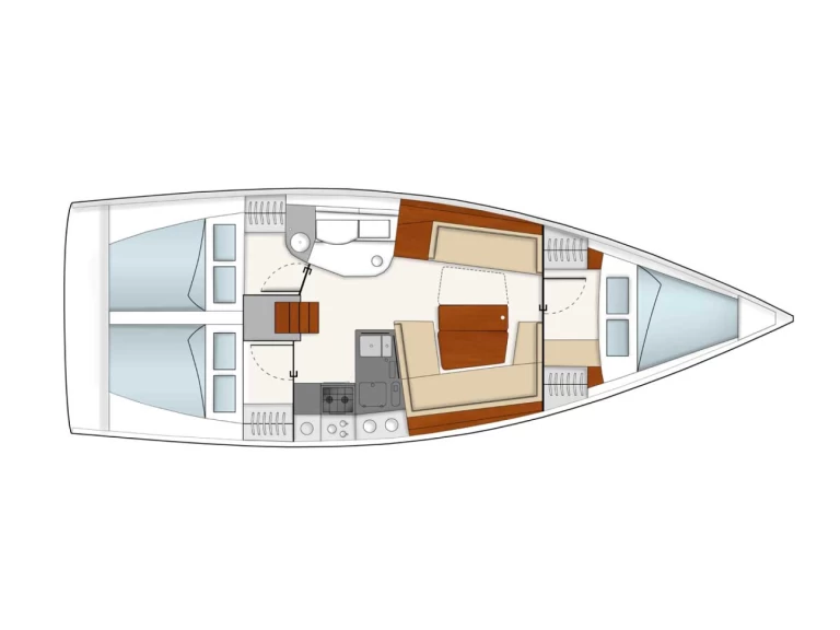 Noleggio Barca a vela a Sámi – Hanse Hanse 385