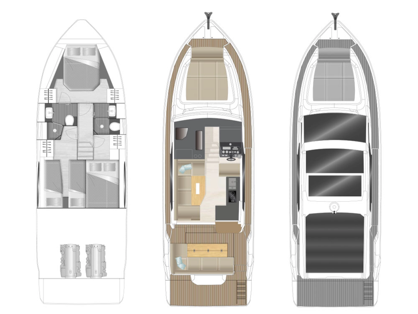 Noleggio Yacht di lusso Sealine con patente nautica