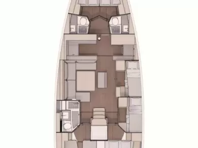 Noleggio Barca a vela Dufour con patente nautica