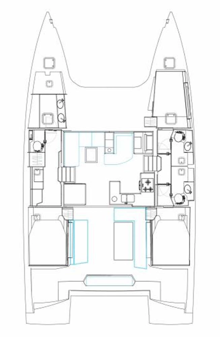 Noleggio barche Nautitech Nautitech 46 Open a Spalato su Samboat