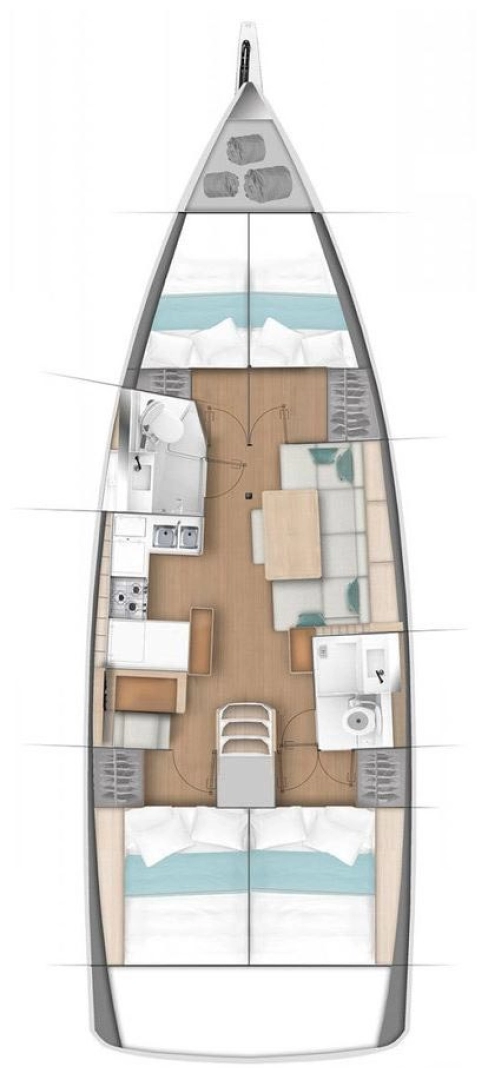Jeanneau Sun Odyssey 440 da affittare a  Göcek