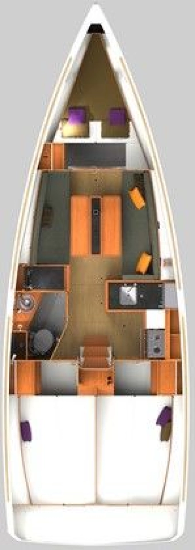 Noleggio Barca a vela Jeanneau con patente nautica