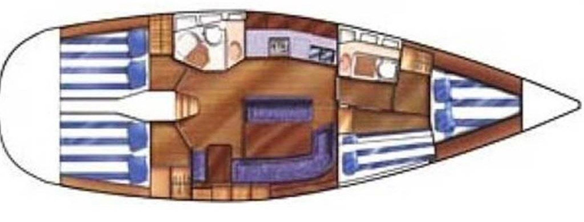 Noleggio Barca a vela a Marina Ibiza – Dufour Dufour 43 Classic