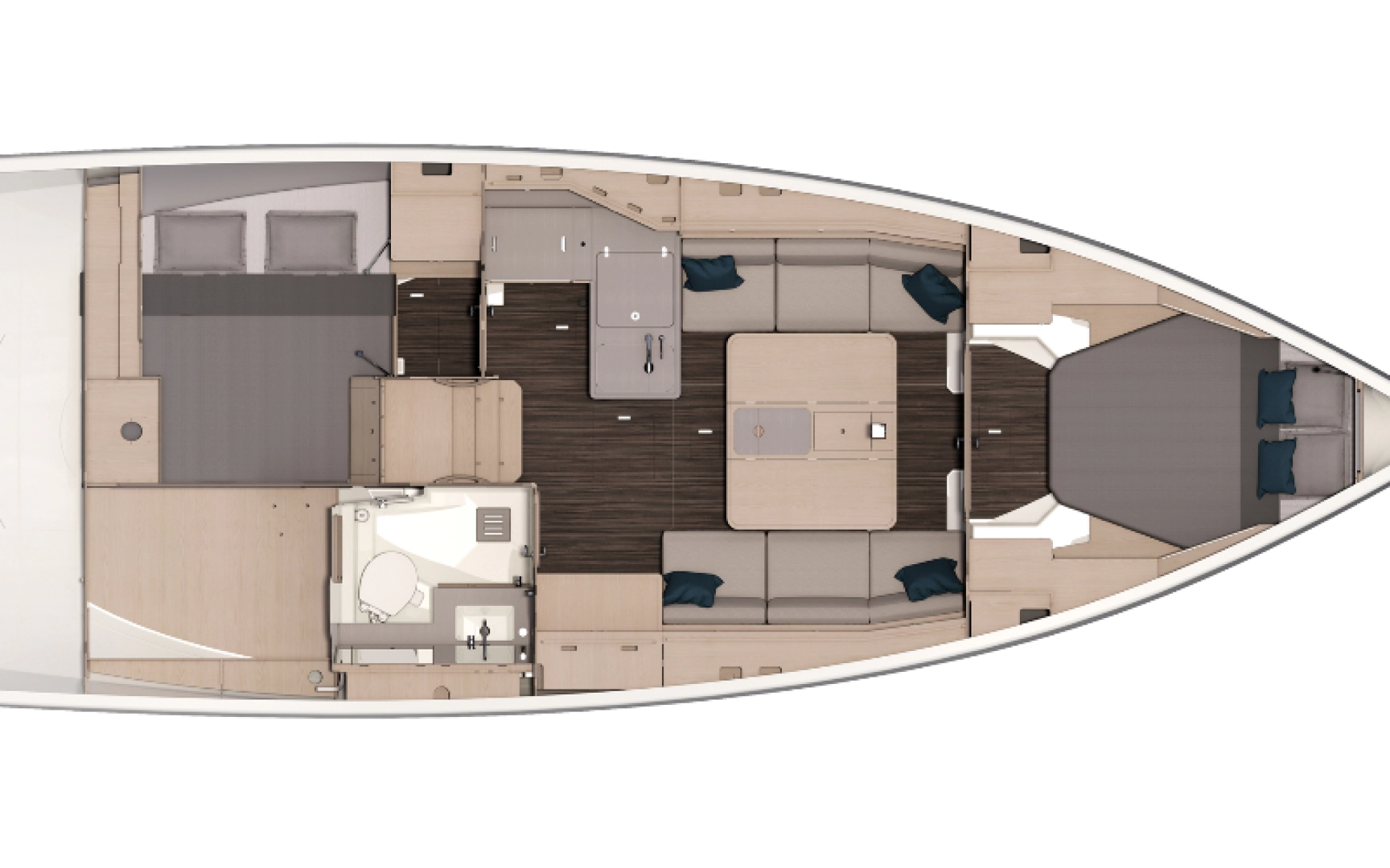 Noleggio Barca a vela a Arzon – 74 DUFOUR 37
