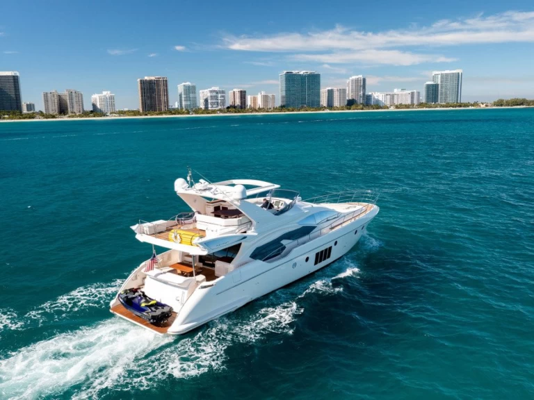 Noleggio Yacht di lusso con o senza skipper Azimut a Miami Beach
