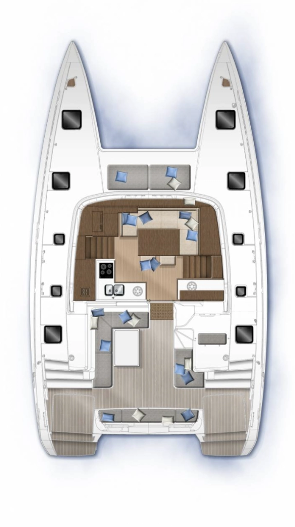Noleggio barche Bas du Fort economico Lagoon 40