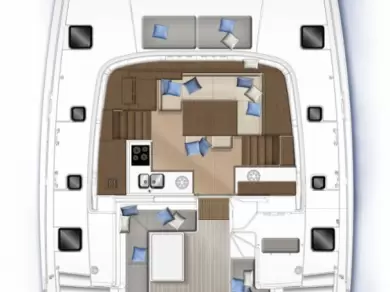 Noleggio barche Bas du Fort economico Lagoon 40