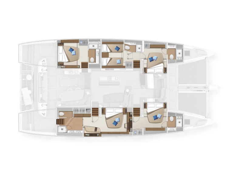 Noleggio Catamarano Lagoon con patente nautica