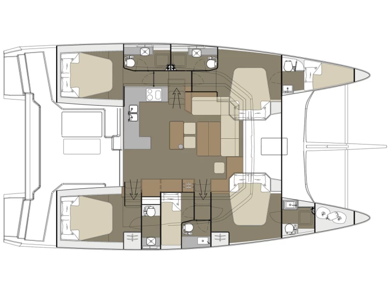 Noleggio Catamarano a Il Pireo – Dufour Dufour Catamarans 48 Sail
