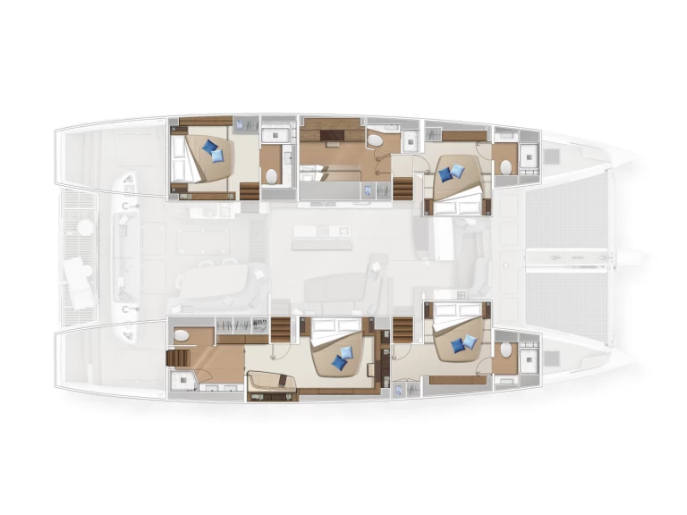 Noleggio barche Lagoon Lagoon Sixty 5 Owner's Version a Salerno su Samboat