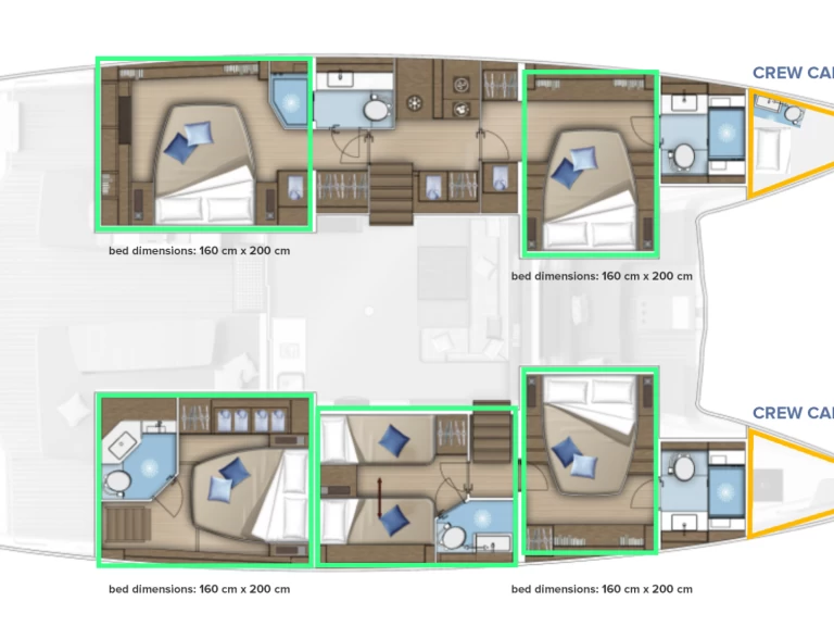 Noleggio Catamarano Lagoon con patente nautica