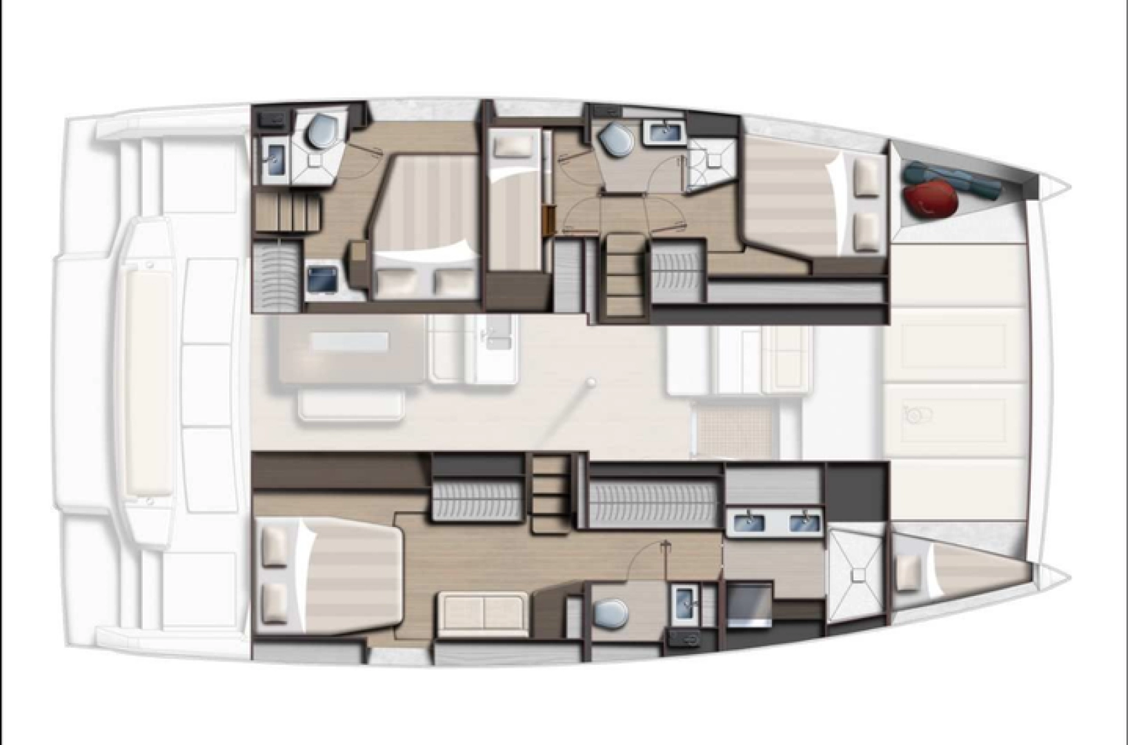 Noleggio Catamarano a Le Marin – BALI 4.6 4 CABINES BALI 4.6 