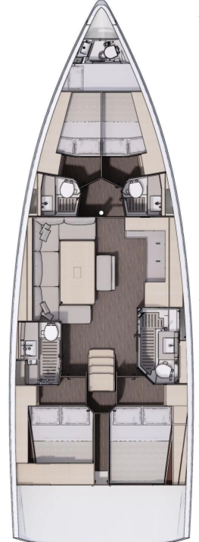 Noleggio barche Dufour Dufour 470 a Göcek su Samboat
