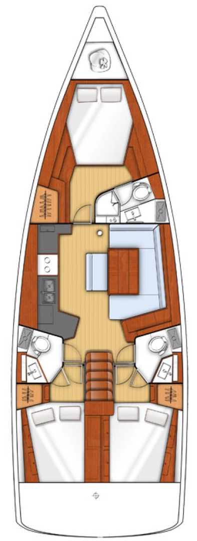 Bénéteau Oceanis 45 da affittare a  Göcek